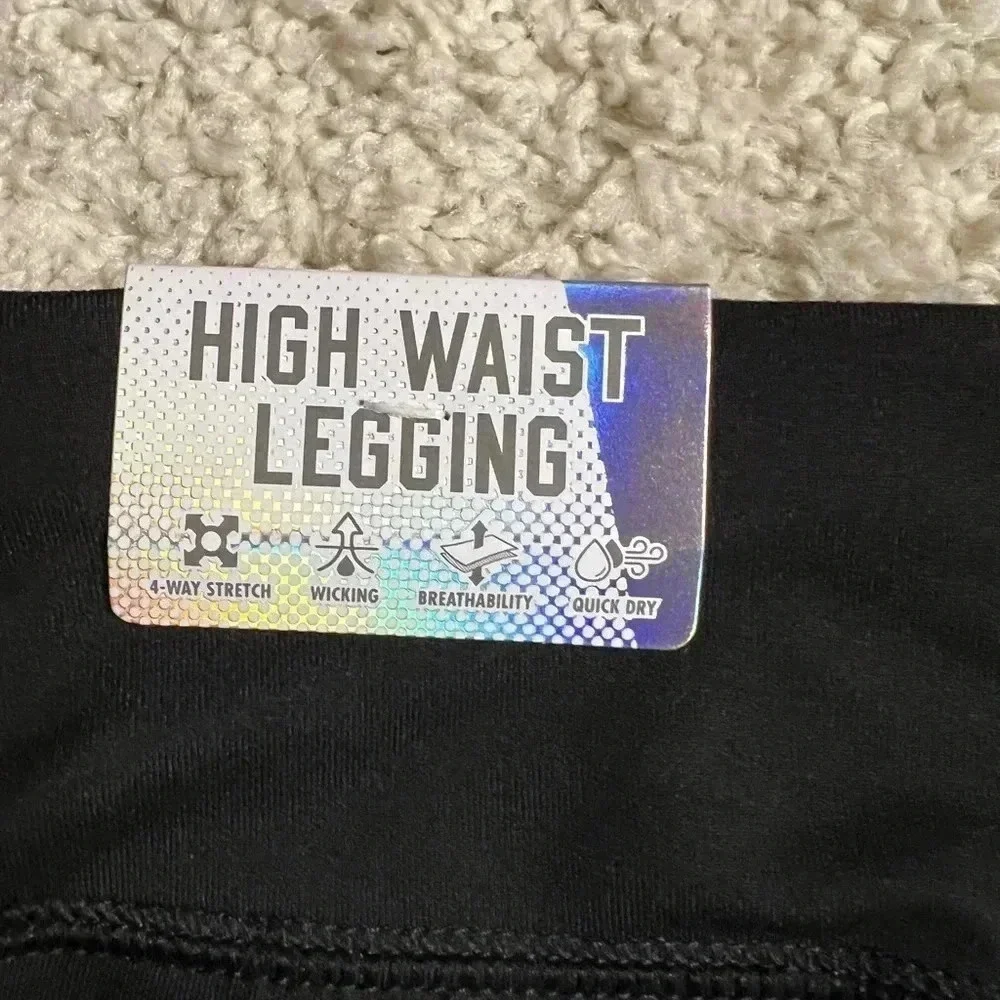 GIRLS JUSTICE ACTIVE HIGH WAIST LEGGING SIZE 12 NWT
